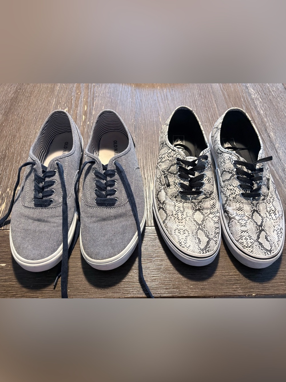 Vans shoes and old navy shoes, men’s size 13, both for $16